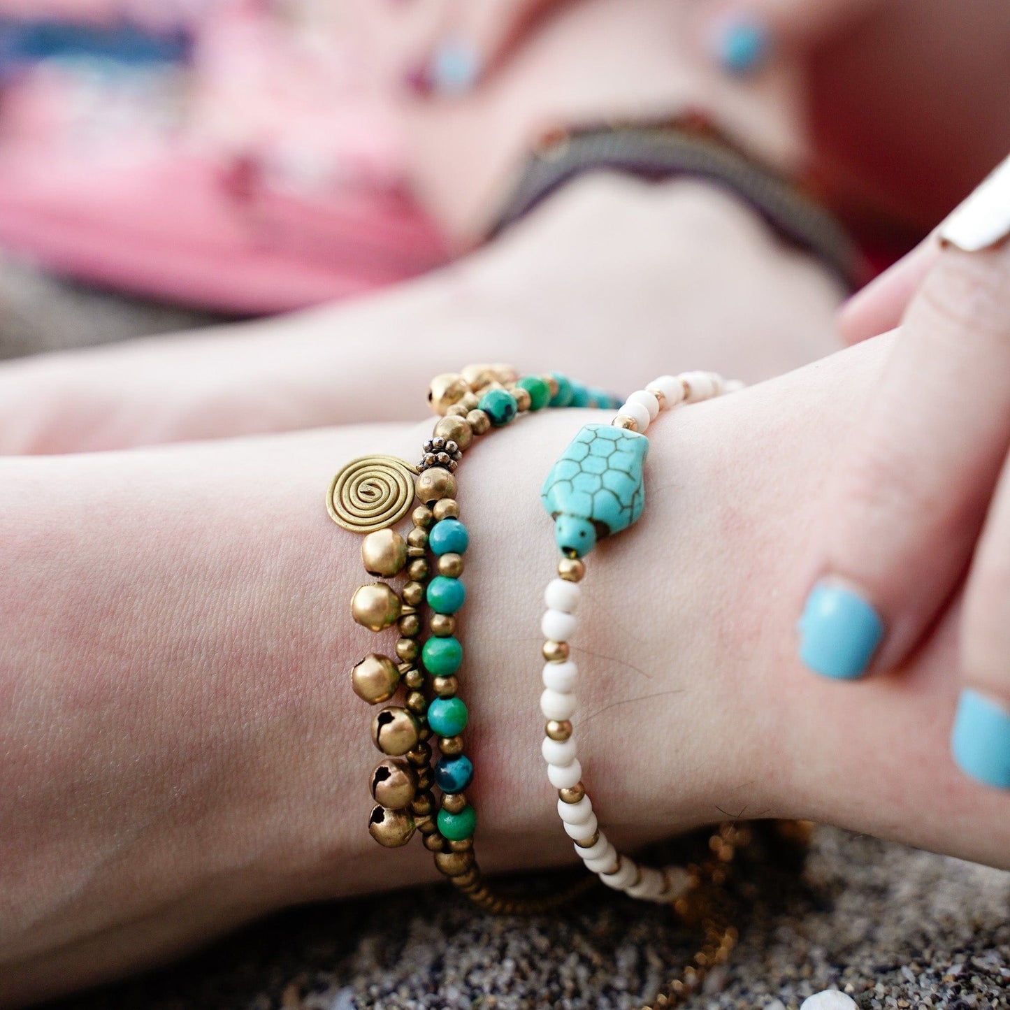 Anklets Turtle Hugs Anklet