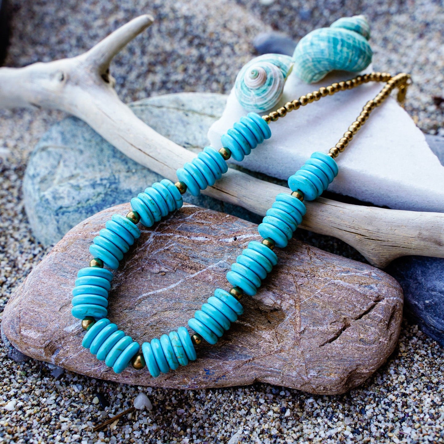 Necklaces Turquoise Kissed Necklace