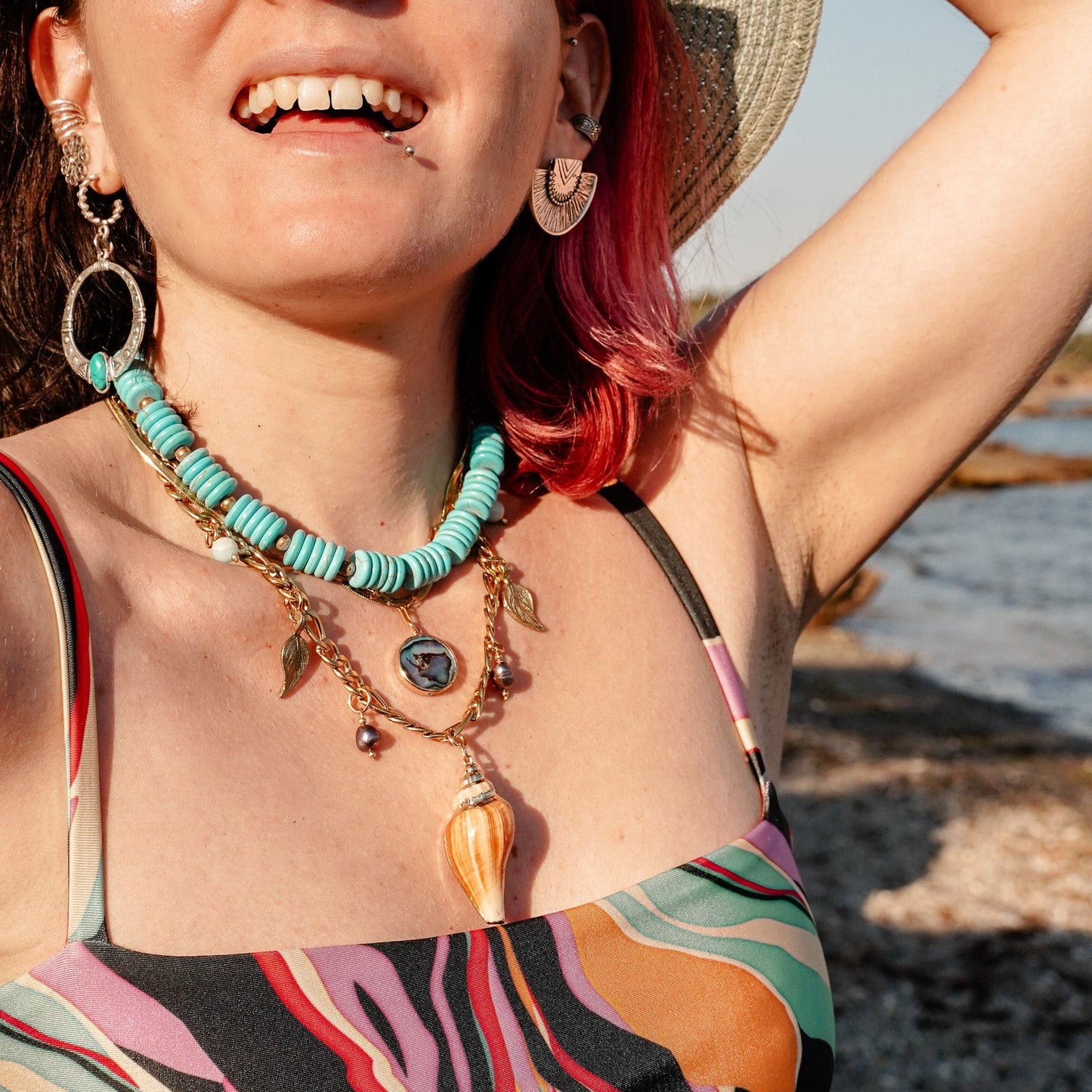 Necklaces Turquoise Kissed Necklace