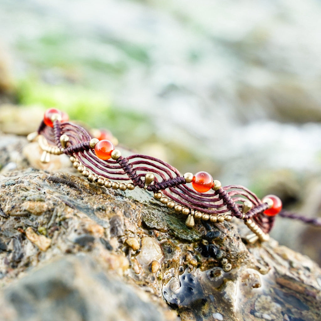 Anklets Carnelian Sunset Anklet