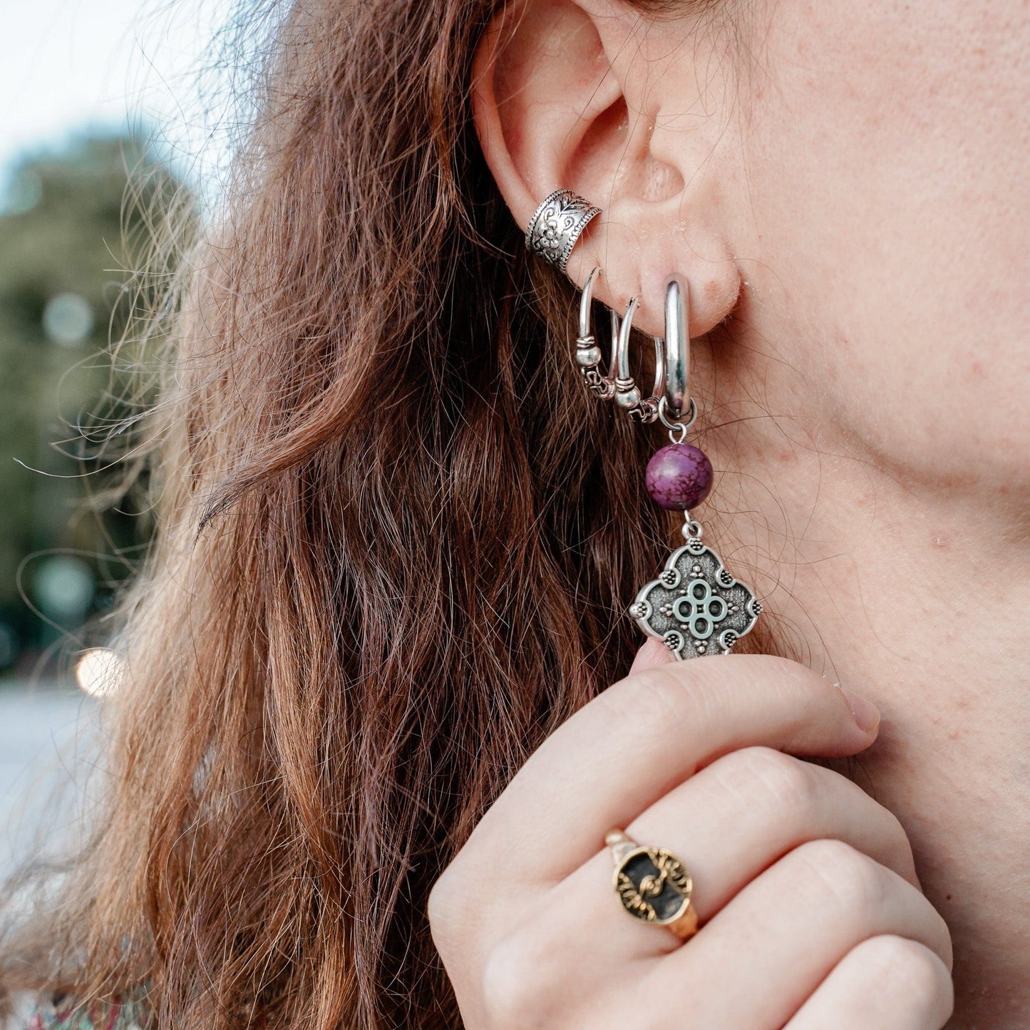 Earrings Festival Fuchsia Earrings