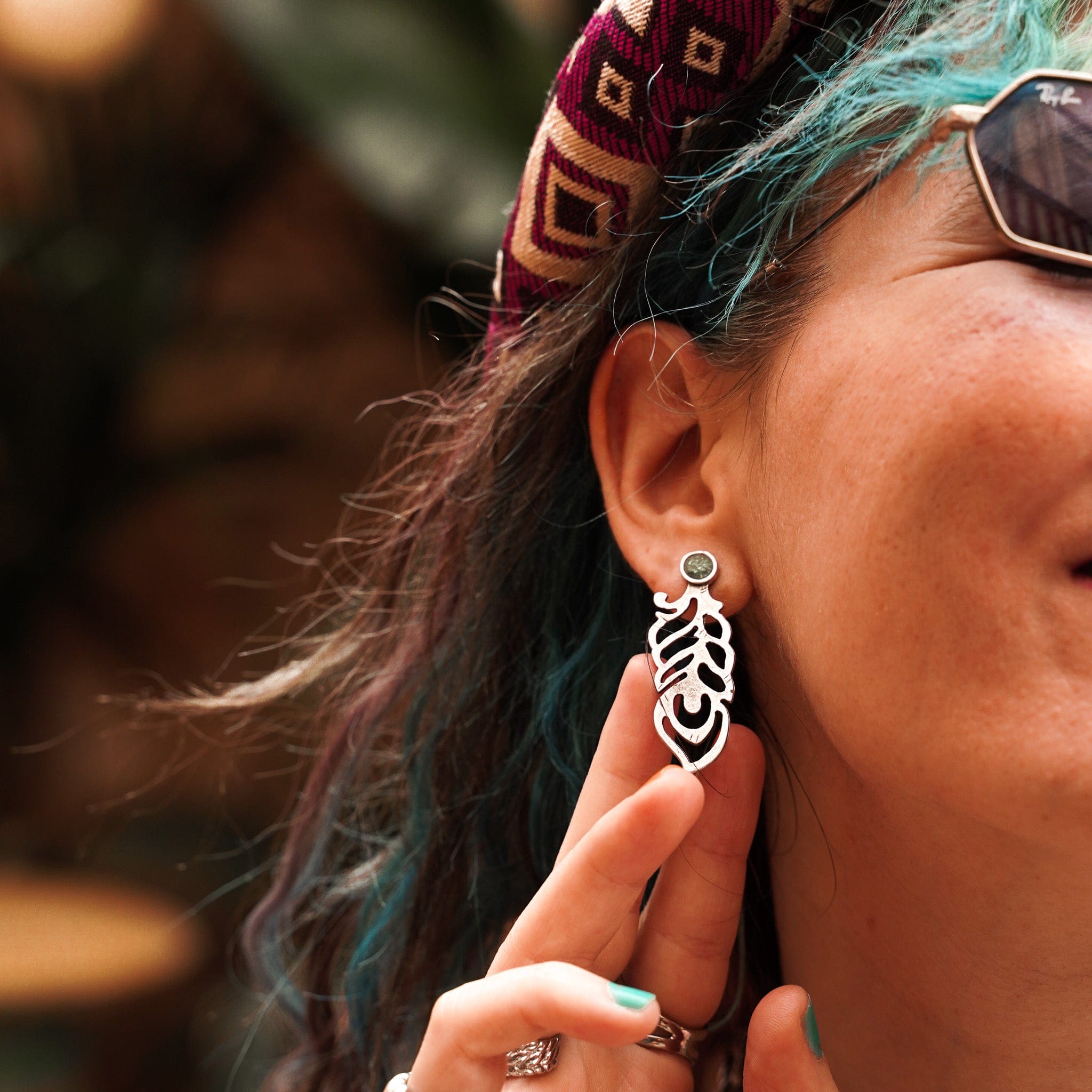 Earrings Leaflet Glow Earrings