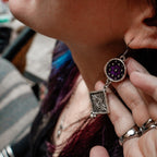 Earrings Purple Caravan Earrings