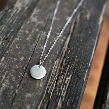 Engravable Coin Necklace