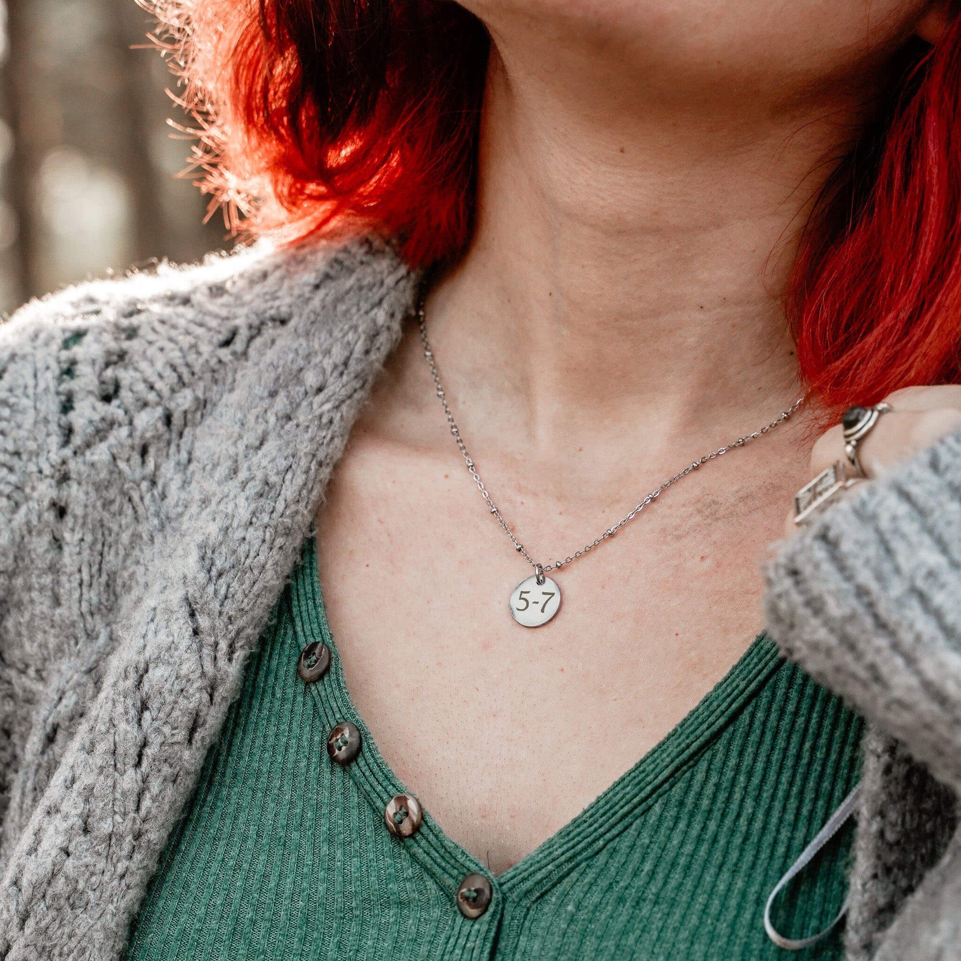 Engravable Coin Necklace