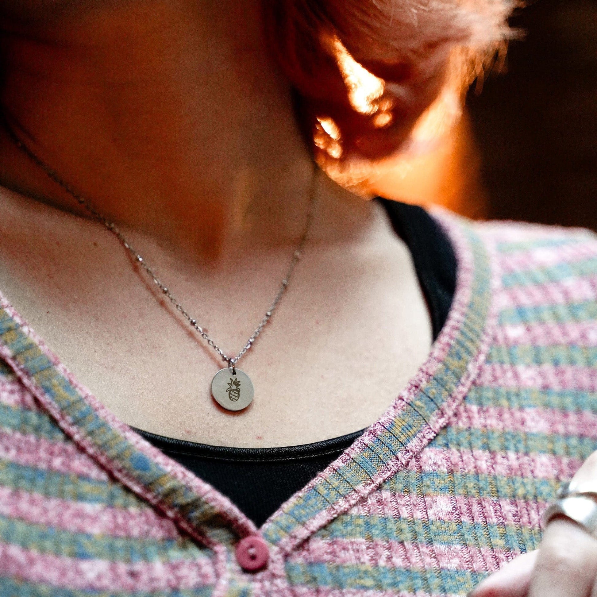 Engravable Coin Necklace