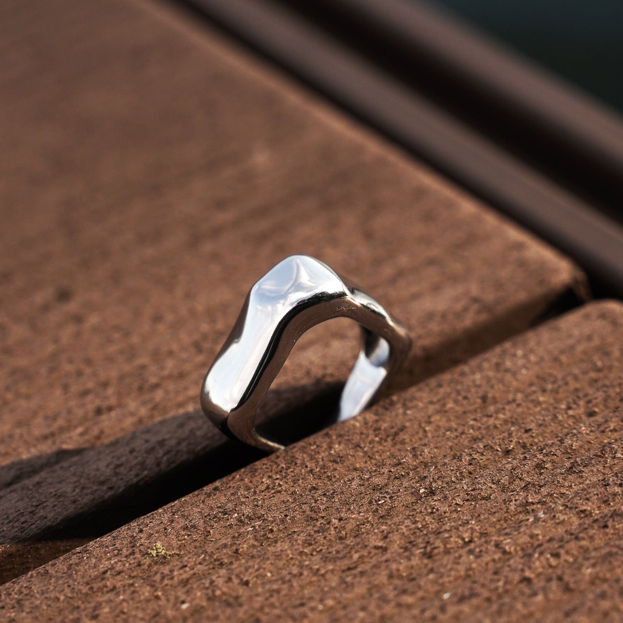 Engraved Soft Angle Ring