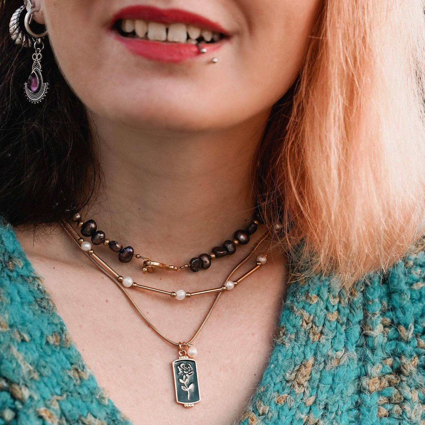 Ocean Petal Necklace