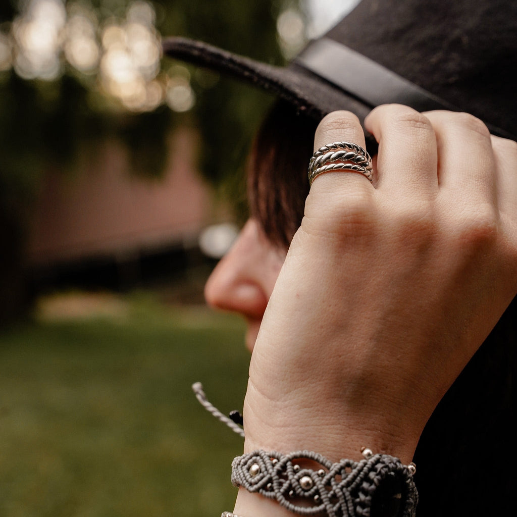 Rings Triple Braid Ring