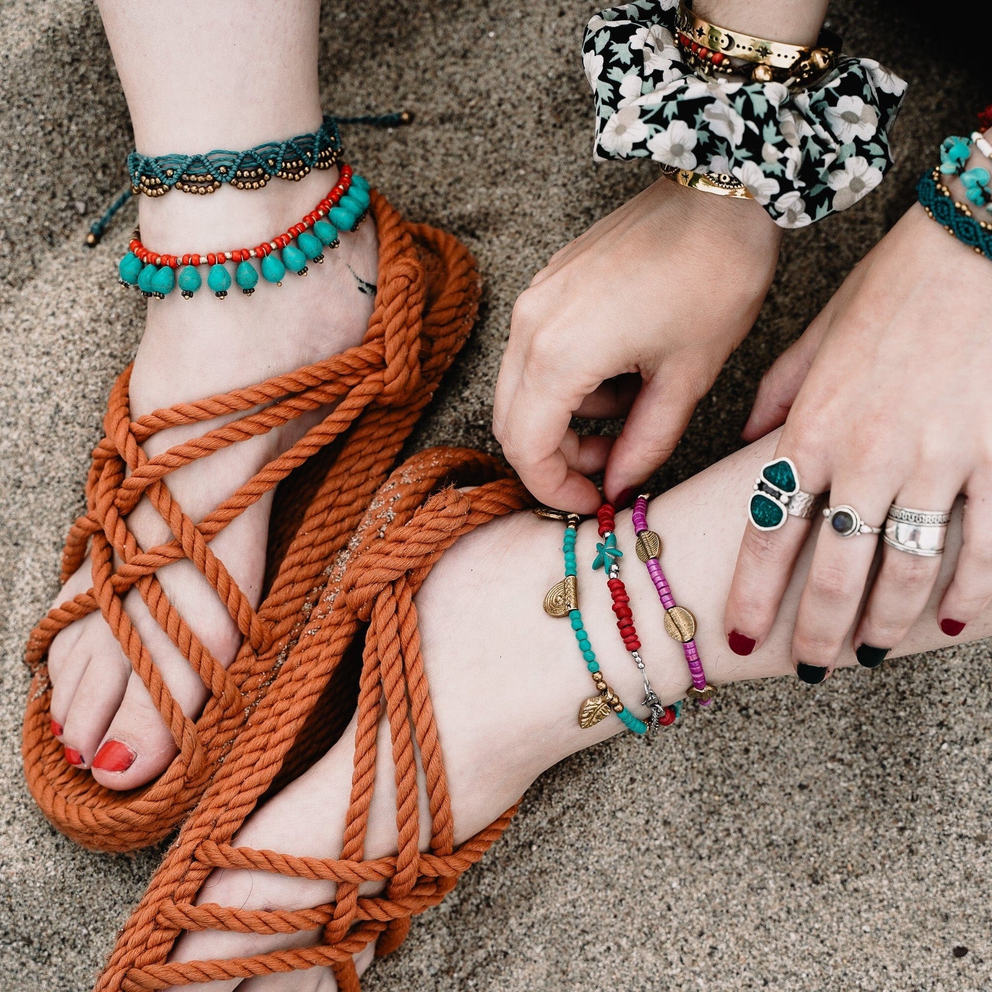 Starfish Anklet