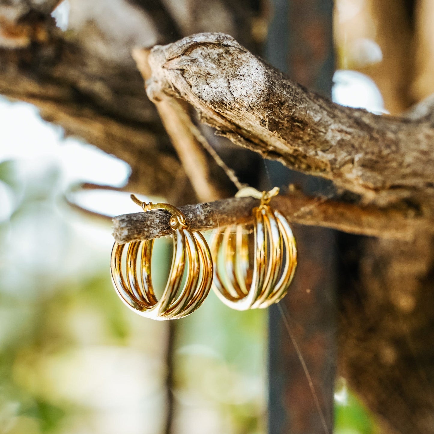 Triple Hoop Earrings