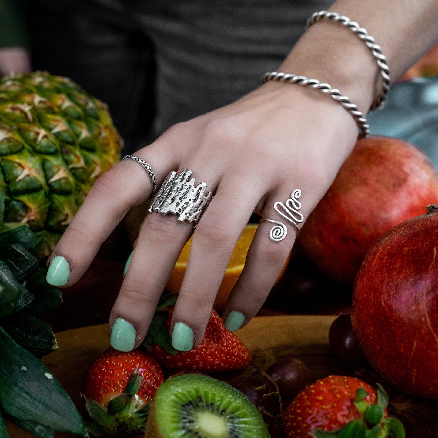 Passion Flower Ring