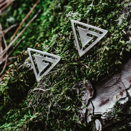 Tiny Triangles Earrings